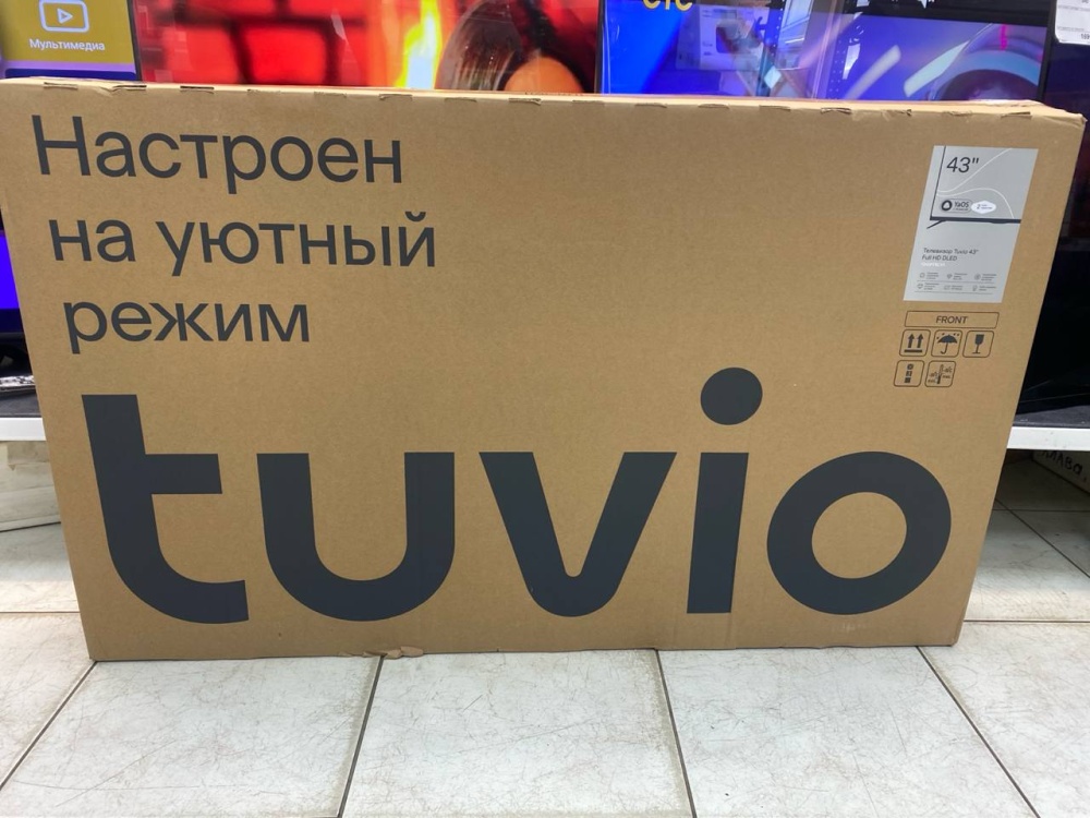 43 Телевизор Tuvio Full HD DLED TD43FFBCV1