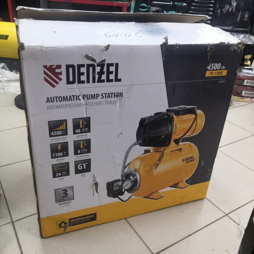 Насосная станция Denzel ps-1100c