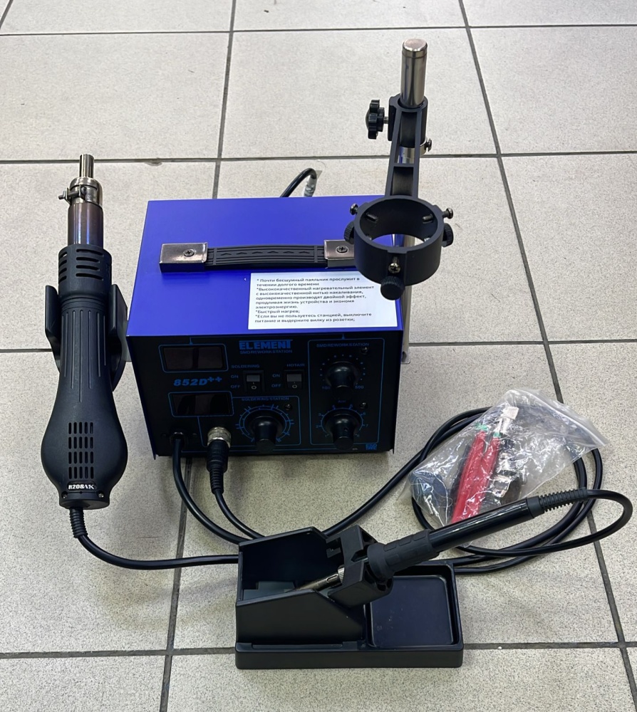 Паяльная станция ELEMENT 852D++