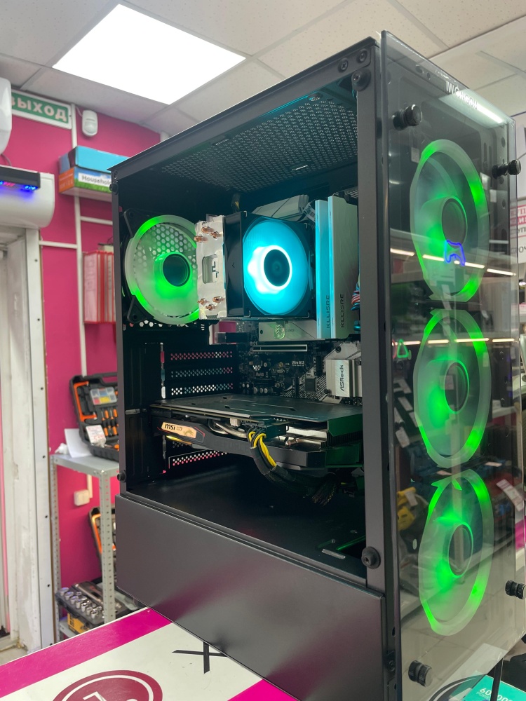Системный блок TUFGaming IntelCore i5-9400F6*2.9GHz/16Gb RAM/128Gb SSD/256Gb SSD/Radeon RX480 Armor 8Gb