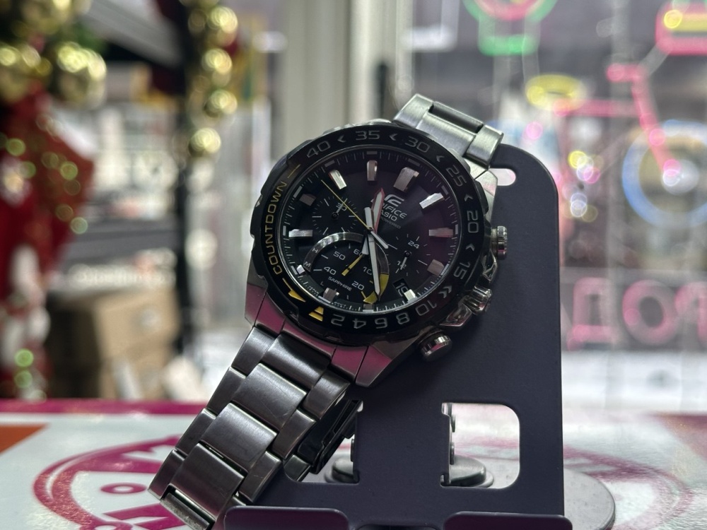 Часы edifice casio sapphire crystal solar EFS-S550