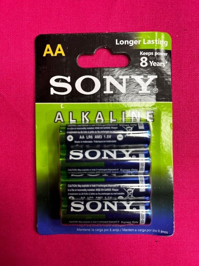 Батарейки Sony AA