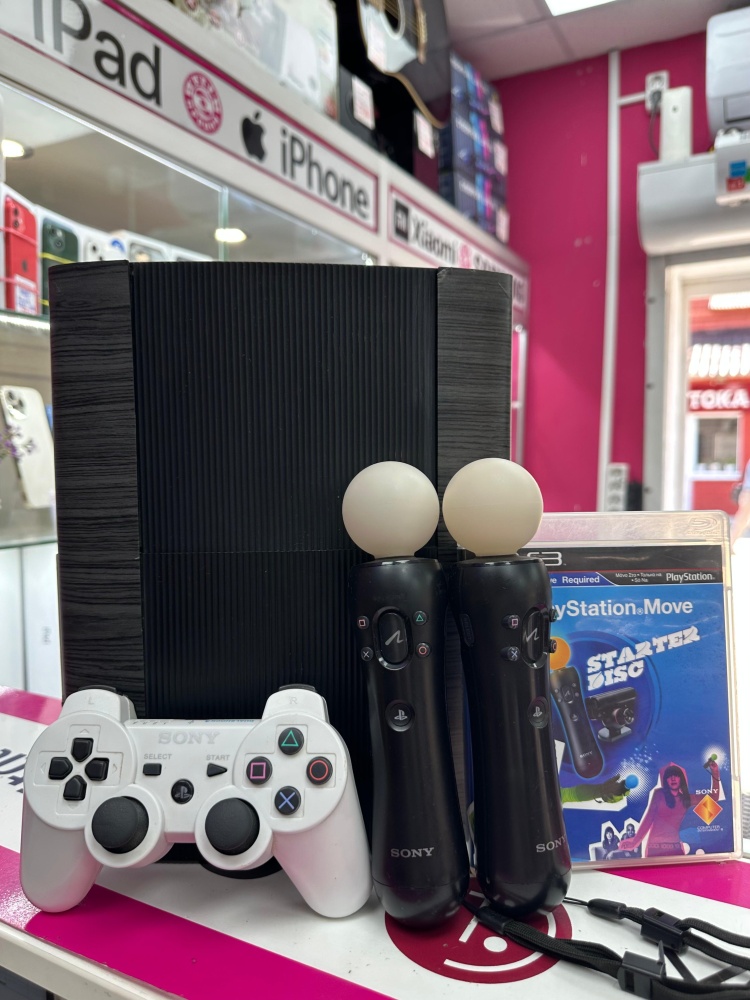 Игровая приставка Sony PlayStation 3 Super Slim 500GB (прошитая)