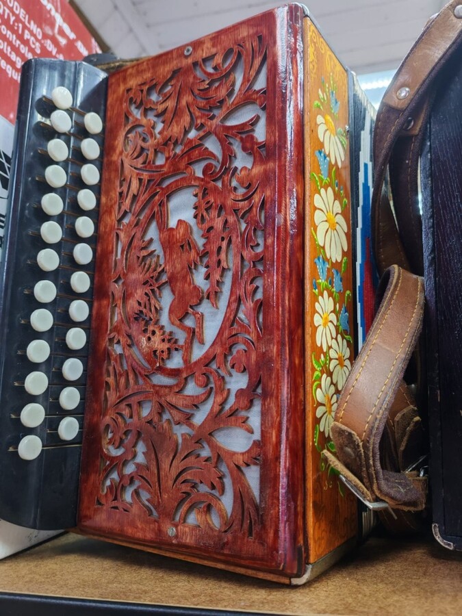 Гармонь ручная работа