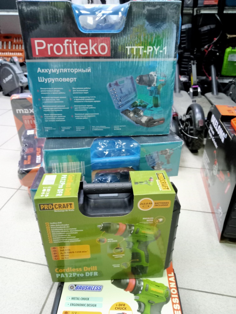 Шуруповерт PROFITEKO 21V