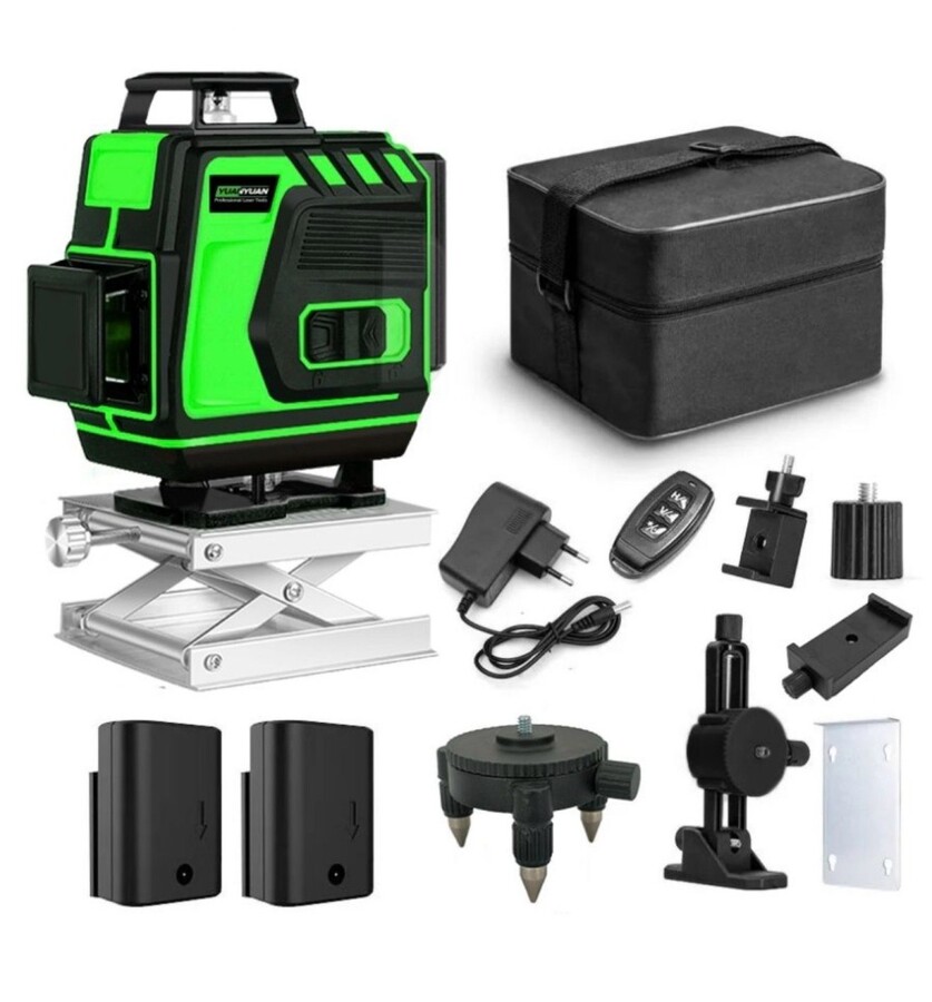 Лазерный уровень 16 Линий Зеленый