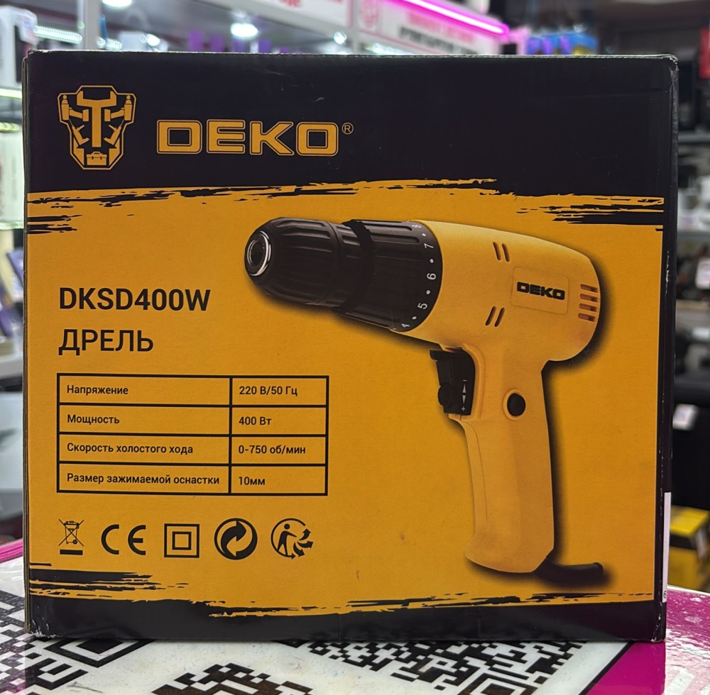 Шуруповерт DEKO Сетевой DKSD400W